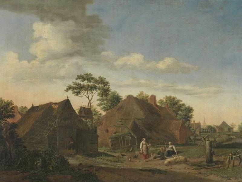 1622-Emanuel Murant - Paesaggio di villaggio - Bavarian State Painting Collection